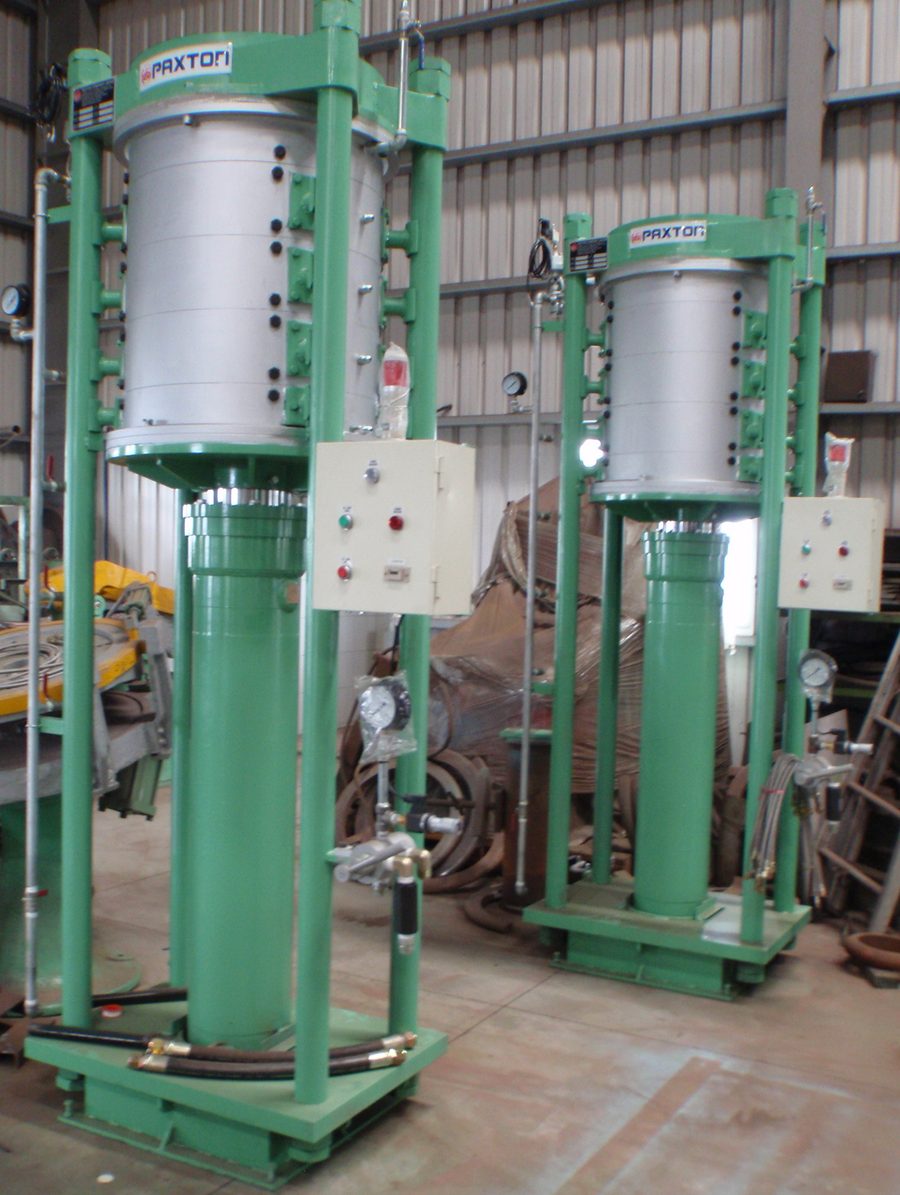 Twin-tower BOM Curing Press installation