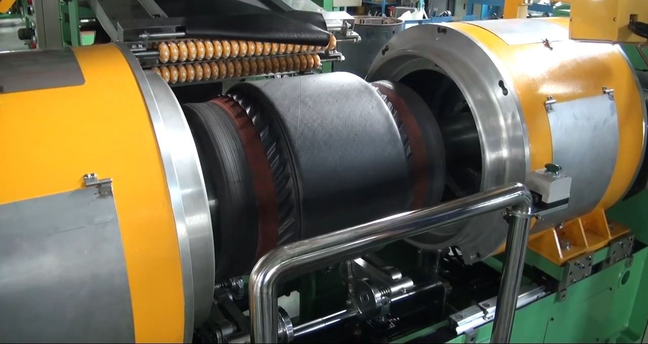 BTU bead ring drum mechanism, detail view